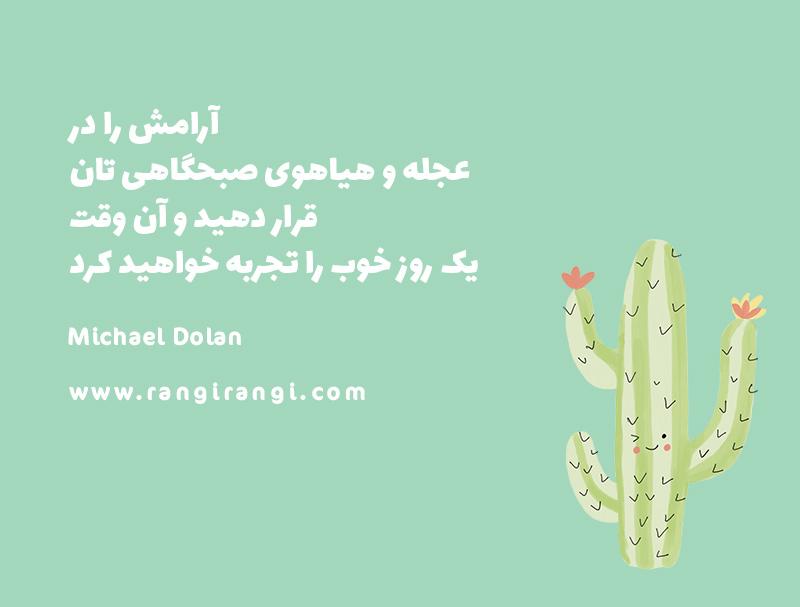 ارامش یعنی شادی رها5495